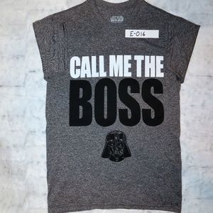 Star Wars - Darth Vader T-shirt - Gray - Sz Small